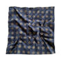Midnight With Gold Snowflakes Fabric Gift Wrap, thumbnail 5 of 6