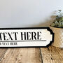 Personalised Road Sign Custom Text Plaque, thumbnail 2 of 4