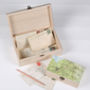 Personalised Map Location Rectangular Wooden Box, thumbnail 5 of 5
