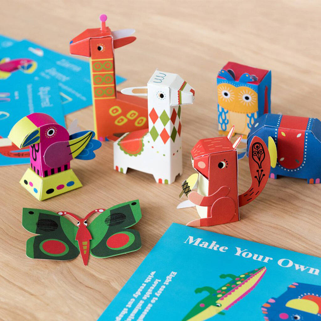 Make Your Own 3D Animals, 1 of 3