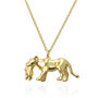 Personalised Lioness Mother And Baby Necklace, thumbnail 6 of 12