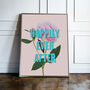 'Happily Ever After' Colourful Art Print, thumbnail 2 of 3