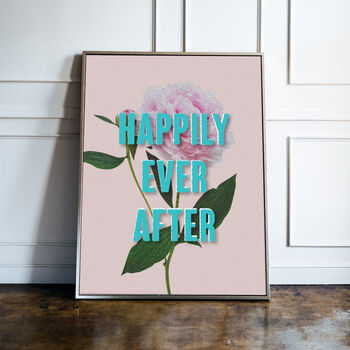 'Happily Ever After' Colourful Art Print, 2 of 3