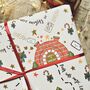 North Pole Magical Map Christmas Wrapping Paper, thumbnail 8 of 12