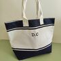 Personalised Cotton Canvas Nautical Tote Bag, thumbnail 5 of 9