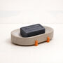 Modern Handmade Self Draining Stoneware Soap Dish, thumbnail 1 of 10