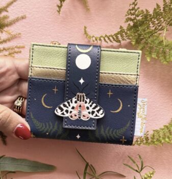 Personalised Moth Design Card Holder, 2 of 3