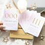 Angel Number Affirmation Cards With Wooden Stand, thumbnail 1 of 6