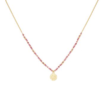 Arlene Gold Plated Gemstone Necklaces, 2 of 7