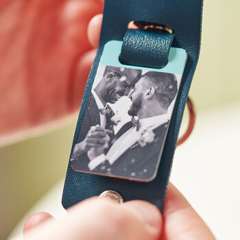 Personalised Coordinates Location Photo Keyring, 3 of 7