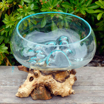 Molten Glass Decorative Bowl And Kitchen Centrepiece, 2 of 4