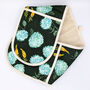 Luxury Floral Hydrangea And Snapdragon Oven Gloves, thumbnail 1 of 5