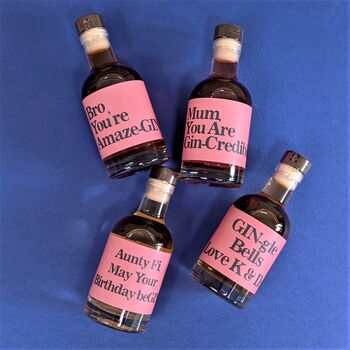 Personalised Gin Pun Flavoured Gin, 2 of 3