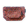 Makeup And Cosmetic Bag Gift Set Coral Leopard Print, thumbnail 2 of 10