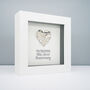 Personalised 25th Silver Anniversary Heart Frame Gift, thumbnail 3 of 6