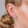 Double Circle Stud Earrings, thumbnail 1 of 3