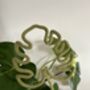 Knitted Wire Monstera Leaf, thumbnail 3 of 5