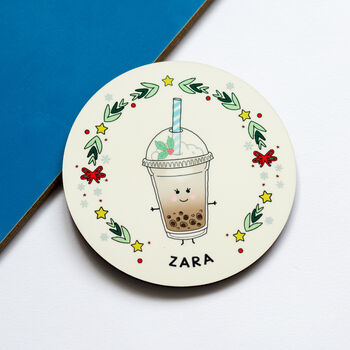 Personalised Christmas Coaster Place Settings, 8 of 11
