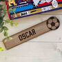 Children’s Personalised Football Bookmark, thumbnail 2 of 4