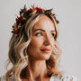 Boho Bridal Flower Crown, thumbnail 7 of 9