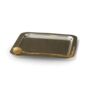 Brass Tray With Poppy Pod Detail – Silver And Gold Finish, thumbnail 2 of 2