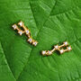 Taurus Star Sign Constellation Astrology Tiny Earrings, thumbnail 1 of 4