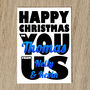 Personalised Names Christmas Card For Family, thumbnail 1 of 8