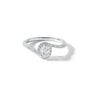 Camille White Gold Lab Grown Diamond Engagement Ring, thumbnail 3 of 5