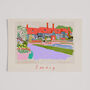 Rhs Garden Wisley Art Print Floral Facades Old Laboratory Landmark Surrey Poster, thumbnail 2 of 4