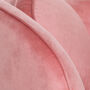 Pink Velvet Armchair With Cushion, thumbnail 2 of 4