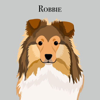 Personalised Pet Portrait Digital Illustration, 11 of 12