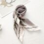 Pastel Floral Silk Polyester Scarf, thumbnail 7 of 9