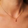 January Birthstone Necklace, thumbnail 2 of 9