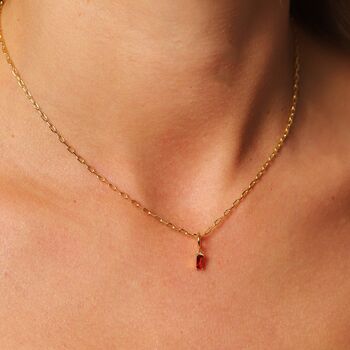 January Birthstone Necklace, 2 of 9