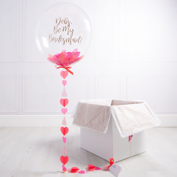 'Will You Be My Bridesmaid?' Bubble Balloon, 2 of 3