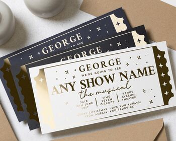 Personalised Theatre Gift Voucher, 2 of 9