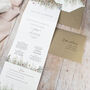 Whimsical Barn Concertina Wedding Invitations With Integrated RSVP, thumbnail 2 of 5