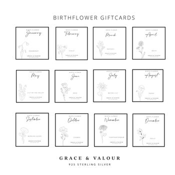 Personalised March Birth Flower Necklace – Daffodil Sterling Silver Gold Plated Gift For Her, 8 of 12