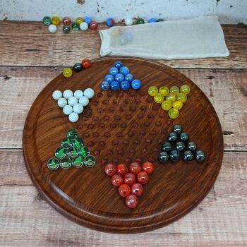 Wooden Marble Chinese Checkers Board Games, 4 of 4