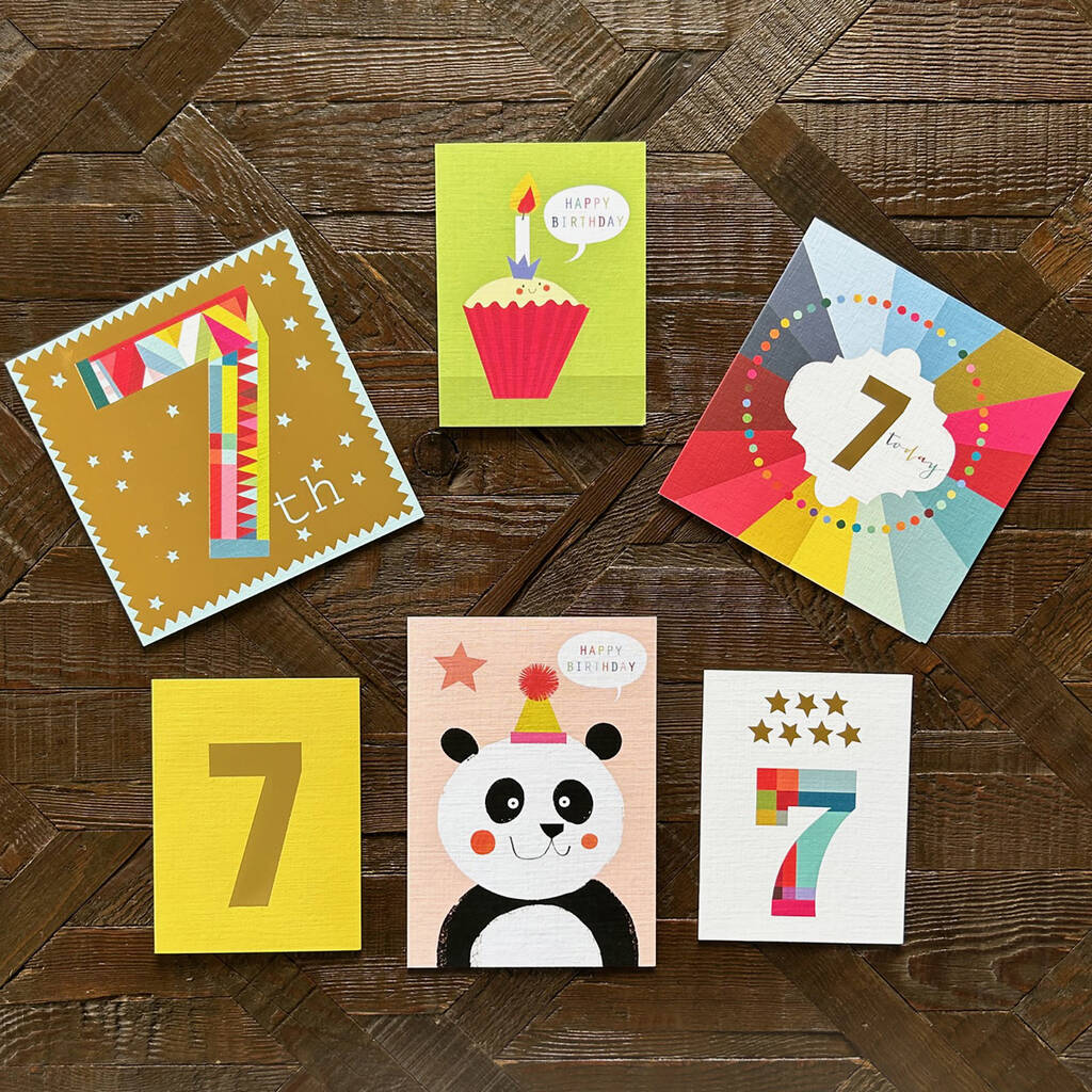 Seven Year Old Card Pack, 1 of 7
