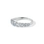 Amelie White Gold Lab Grown Diamond Eternity Band Ring, thumbnail 3 of 5