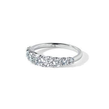Amelie White Gold Lab Grown Diamond Eternity Band Ring, 3 of 5