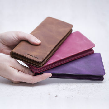 Personalised Leather Phone Wallet, 8 of 8