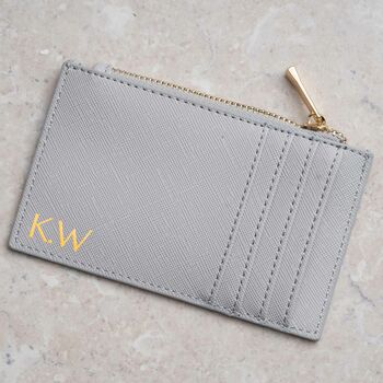 Personalised Initials Card And Money Wallet Case, 2 of 3