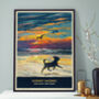 Chihuahua Limited Edition Beach Sunset Gift Print, thumbnail 1 of 8