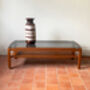 Mid Century Solid Teak Coffee Table By Myer, thumbnail 4 of 12