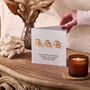 Personalised Initials Wedding Keepsake Card, thumbnail 3 of 7