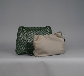 Handmade Weaving Style Shoulder Bag, 7 of 12
