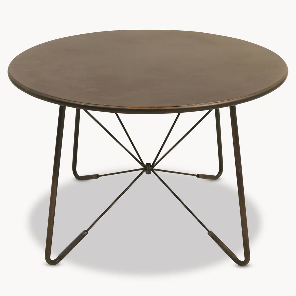 Granville Round Metal Table By Oneworld