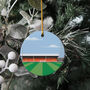 Any Football Stadium Illustrated Christmas Decoration, thumbnail 7 of 10